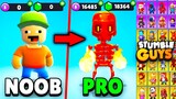 CHETANDO CUENTA de STUMBLE GUYS de *NOOB a PRO*!! (mucho dinero) - Jonbtc
