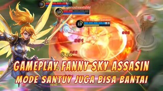 Highlight Mobile legends bang bang, gameplay fanny SKYassasin mode santai