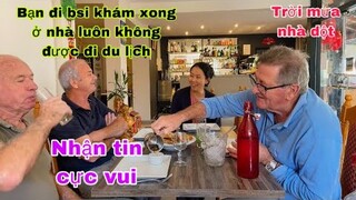 Cá nướng/nhận tin cực vui/bạn đi khám bệnh phán 1 câu ở nhà luôn khỏi đi chơi/ cuộc sống pháp