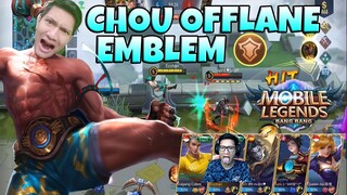 CHOU SOLO RANK MYTHIC !!! - Mobile Legends Indonesia
