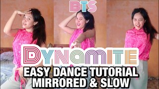 BTS ‘Dynamite’ Teaser EASY DANCE TUTORIAL (MIRRORED & SLOW) BTS DYNAMITE DANCE CHORUS TUTORIAL