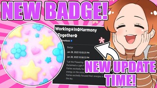 NEW BADGE OUT NOW! New SPRING UPDATE TIME IS HERE! No More VALENTINES?! 💔 🏰 Royale High NEW UPDATE
