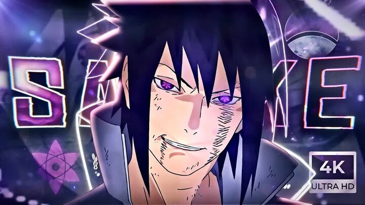 Naruto AMV - Rugada  ｜ Sasuke 4K Edit