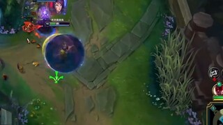 This is a true 1v5 play. It's outrageous.