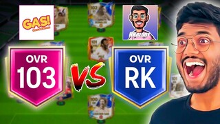 Me Vs World's First 103 OVR Squad @GASTVID FC MOBILE!