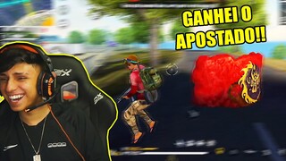 NOBRU JOGOU APOSTADO NA RANQUEADA E... | FREE FIRE CLIPES [HD]