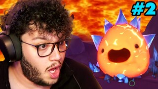 لقيت سلايم بركاني!! Slime Rancher 2