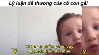 Dễ thương quá con gái #funny #haihuoc