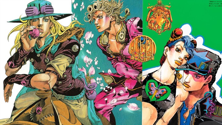 【4K 荒木原画集】JOJO第五部到第七部 155张插画