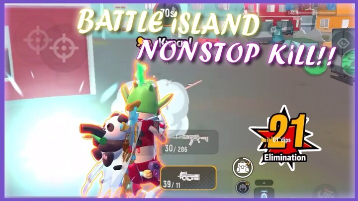 21 KILL | MENCARI PUNDI PUNDI KILL DI BATTLE ISLAND!! - Sausage Man Indonesia
