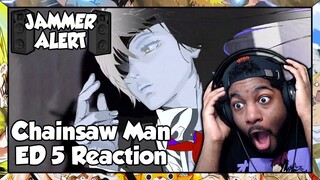 Chainsaw Man Ending 5 Reaction | THE VISUALS IN THIS ENDING GO CRAZY!!!