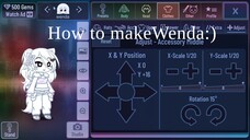 How to make Wenda from sprunki in Gacha Club