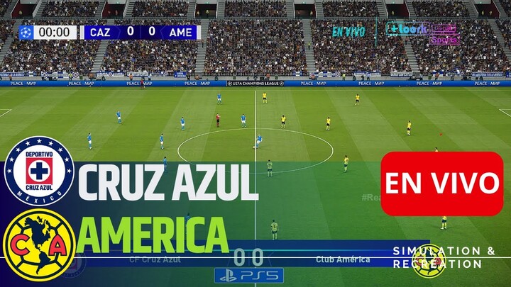 CRUZ AZUL vs AMÉRICA EN VIVO | Semifinal Liga MX Apertura 2024