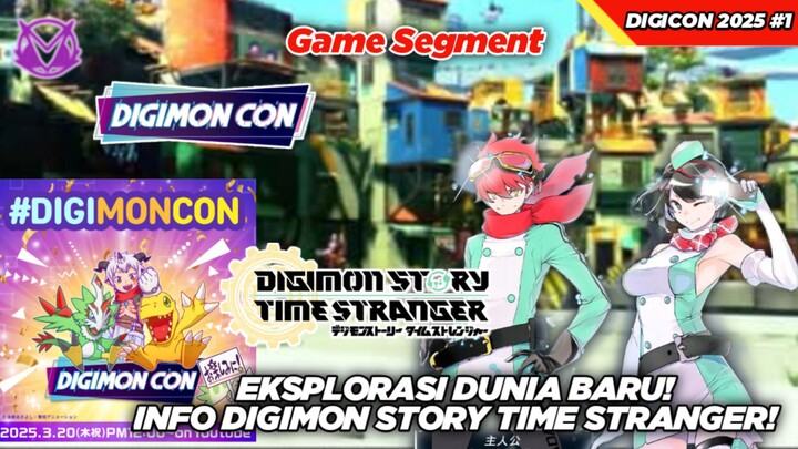 Gelo Pisan! Dunia Baru! Ayo Bahas Info Digimon Story Time Stranger! Digimon Con 2025 Part 1