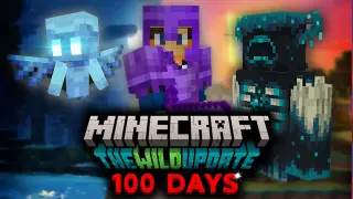I Survived 100 Days in Minecraft WILD UPDATE...