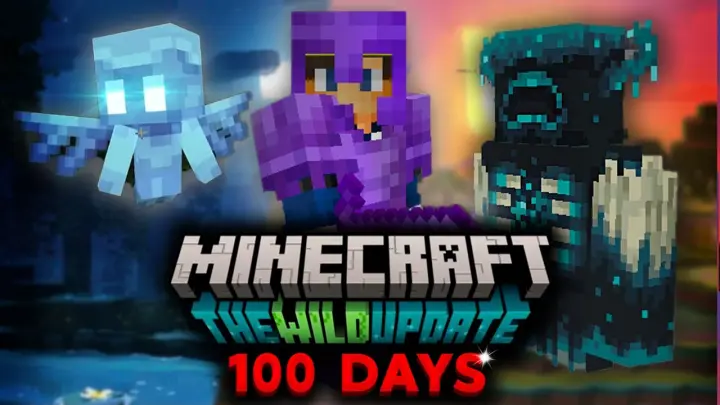 I Survived 100 Days in Minecraft WILD UPDATE...