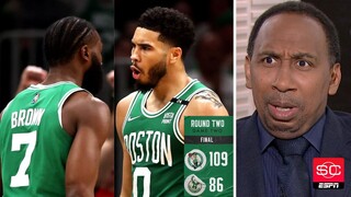 "Tatum and Brown are the best duo in NBA" Stephen A. react to Celtics destroy Bucks 109-86 in Game 2
