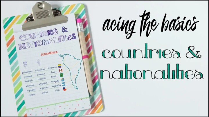 Spanish Basics: Countries & Nationalities (Easy)