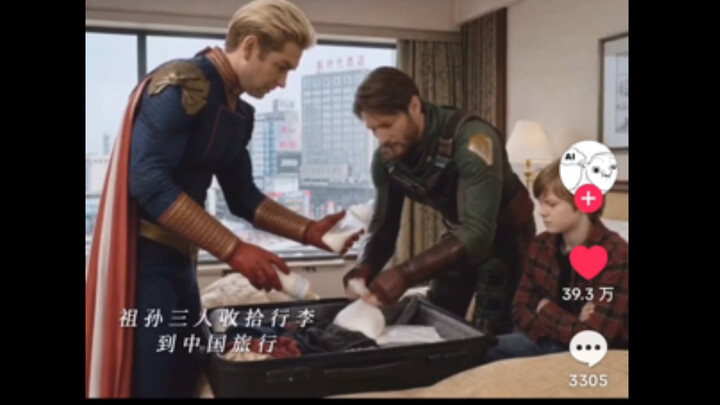 [TikTok] A Chinese blogger’s AI‑produced short series about “The Man of the Motherland” has gone vir