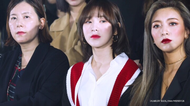 【ريد فيلفيت】 ويندي سون شينغوان "تصوير مباشر 4K من أسبوع الموضة في سيئول"