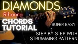 Rihanna - Diamonds Chords (Guitar Tutorial) for Acoustic Cover