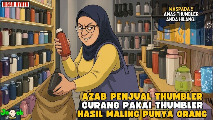 AZAB PENJUAL THUMBLER CURANG PAKAI THUMBLER HASIL MALING PUNYA ORANG  ANIMASI
