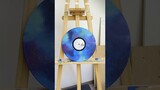 Turning a Vinyl Record into a Painting 🥰✨ #schallplatte #vinylcommunity #record #shorts