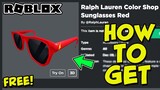 [EVENT] *FREE ITEM* HOW TO GET THE RALPH LAUREN COLOR SHOP SUNGLASSES RED IN ROBLOX