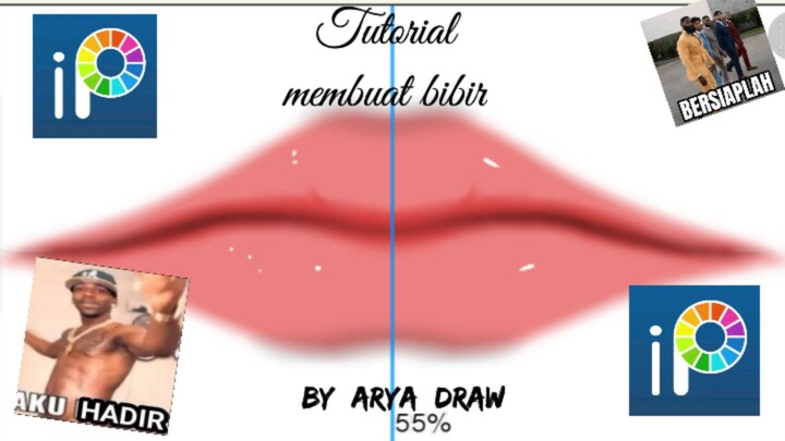 Lakukan Ini Kalau Kalian Mau Buat Bibir Cewek | Tutorial Menggambar Bibir (Digital)