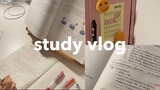study vlog ✺ ปิดเทอม , อ่านหนังสือตอนกลางคืน , จดสรุป