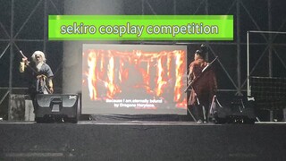 gladi resik dan tes panggung sebelum cosplay competition sekiro