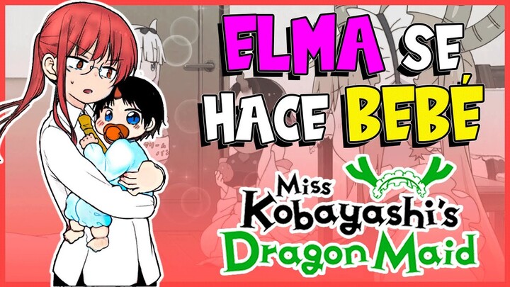 🐉ELMA BEBÉ , Kanna e Ilulu de NIÑERAS | Se ligan a ELMA 💙 | Kobayashi-san chi no maid dragon MANGA