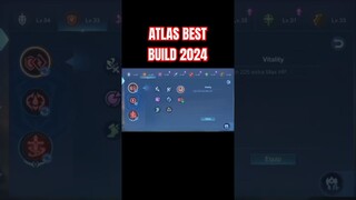 Atlas Best Build 2024 (Part 2) #shorts #mlbb
