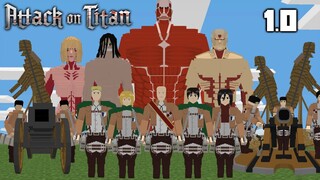 Minecraft Attack on Titan 1.0 Full Review