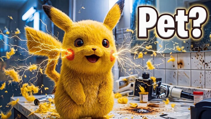 Tentamos dar banho no Pikachu… e isso aconteceu! ⚡