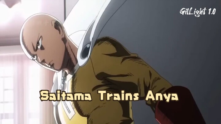 Saitama Trains Anya on Throwing ball | Spy x Family