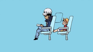[One Piece Handwritten/Luo Zhongxin] On the Shinkansen, the Straw Hat Master behind me kept kicking 