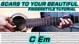 Scars to your beautiful | Alessia Cara | (Guitar Fingerstyle Cover) (TABS)