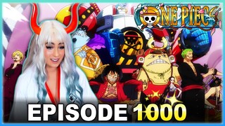 *EMOTIONAL* 🥺❤️| One Piece Episode 1000 REACTION!