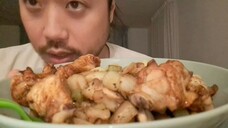 ASMR OVEN BAKED CHICKEN DRUMSTICKS & POTATOES 🍗🥔 - Eating Sounds