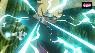 SHINJUTSU PERTAMA BORUTO DARI HASIL KOLABORASI KEKUATAN DENGAN MOMOSHIKI