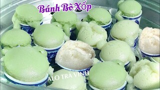 BÁNH BÒ- Cách làm Bánh Bò Xốp mềm mịn béo ngậy nước cốt dừa bánh nở bông cao chỉ ủ với cơm nguội