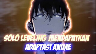 SOLO LEVELING RESMI MENDAPATKAN ADAPTASI ANIME!!!