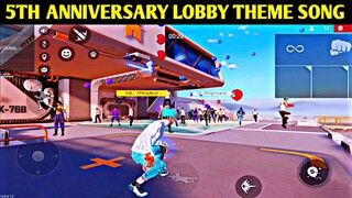 Freefire 5th Anniversary Lobby Theme Song | Ob35 Update 5th Anniversary Waiting Lobby Song