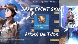 Draw Event Skin AOT MLBB Sampe Dapat!! #mlbb #eventskingratis #aot #mobilelegends