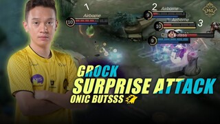 Epic Moments ONIC Butsss Grock Surprise Attack | Knockout Stage Hari 1 - M4 World Championship