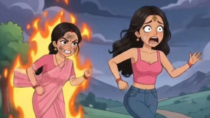 ☕ प्यार से चाय पिलाने गई पत्नी के साथ ऐसा क्या हुआ, जो सब कुछ बदल गया? 😱#HindiCartoon #AIAnimation