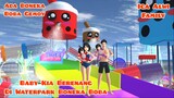 Baby kia Berenang Di Waterpark Boneka Boba | Ica Alwi Family Vlog | Drama Sakura School Simulator