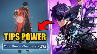 GUIDE NEWBIE! Lakukan Ini Untuk Meningkatkan POWER! | Solo Leveling: ARISE