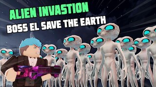 ALIEN INVASION | ROBLOX | BABY BOSS EL DAMULAG SAVE THE EARTH